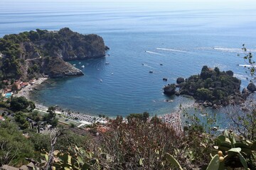 Taormina - Baia di Isola Bella dal sentiero
