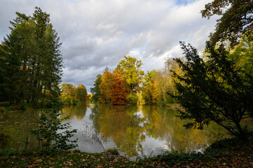Fototapeta premium Schlosspark Schönbusch Aschaffenburg