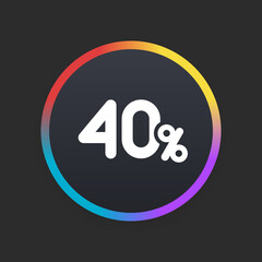 40%