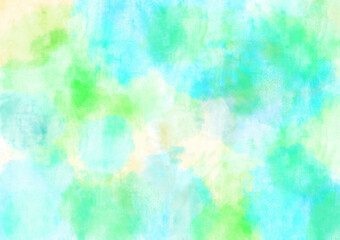 Green watercolor image