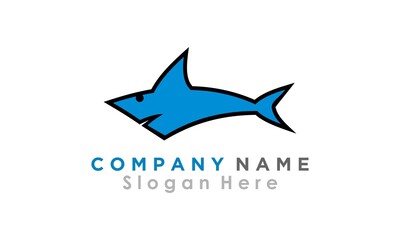 Fototapeta premium vector shark logo