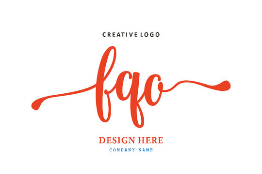 FQO lettering logo is simple, easy to understand and authoritative