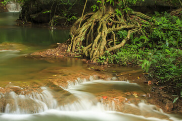 Forest, Waterfall, Than Bok Khorani National Park near Krabi, Thailand, Asia