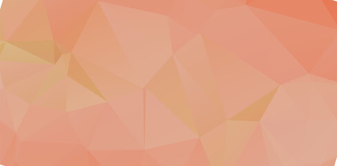 Orange vector abstract polygonal cover. An elegant bright illustration