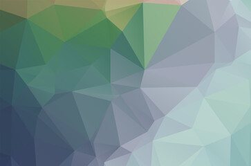Dark Multicolor vector abstract Low Poly background. Colorful
