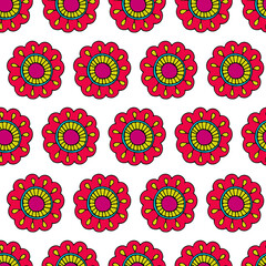 Seamless floral pattern.