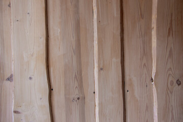 Texture of wooden boards, background with rough shadows.