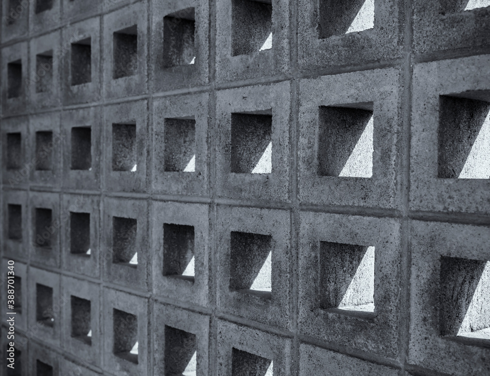 Aufkleber cement wall cubic pattern geometric wall background architecture details
