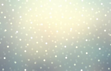 Bokeh pattern on light blue yellow halftone blur background. Snow effect.