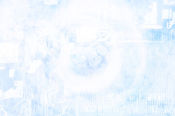 abstract microelectronics background / modern technology concept industry background development