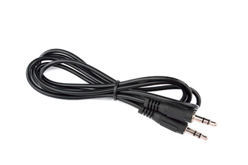 An AV cable 3.5mm stereo jacks