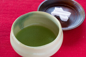 慈光院干菓子とお茶