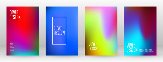 Pastel Soft. Rainbow Gradient Set Color Background