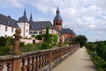 Konventgarten Putte Basilika in Seligenstadt in Hessen