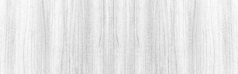 Fototapeta premium Panorama of Wood plank white timber texture and seamless background