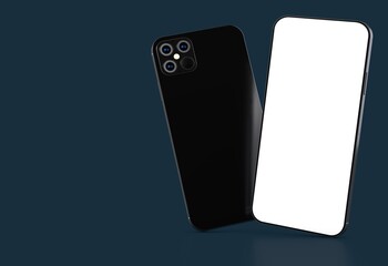 a digital smartphone device mobile phone 3d isolated