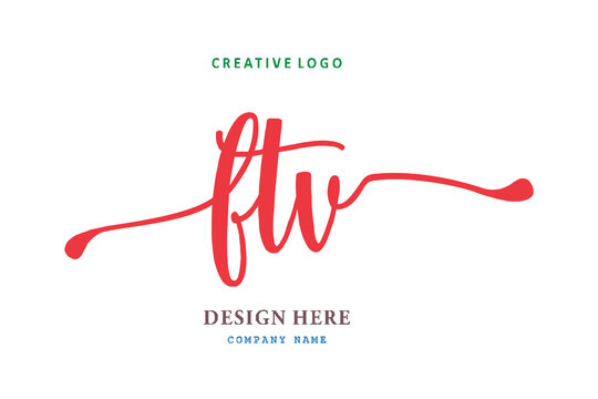 EKA lettering logo is simple, easy to understand and FTV 