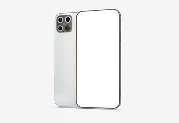 a digital smartphone device mobile phone 3d isolated