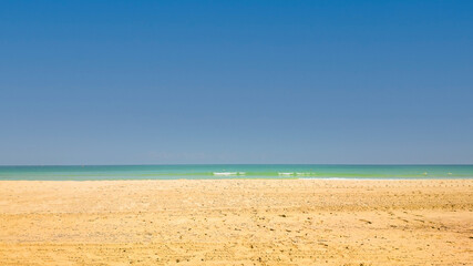 Fototapeta na wymiar Beautiful beach of Djerba in Tunisia
