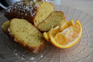 Orange cupcake