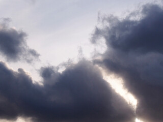 Fototapeta na wymiar 空に浮かぶ雲