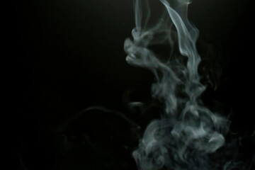 abstract gray realistic smoke fog overlay refraction texture natural on black.