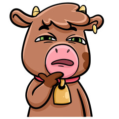 I present you a cute little cow
