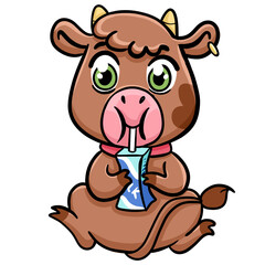 I present you a cute little cow