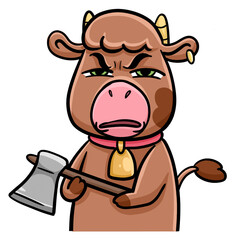 I present you a cute little cow