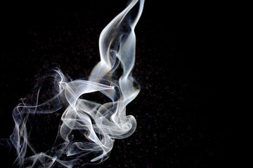 abstract gray realistic smoke fog overlay refraction texture natural on black.