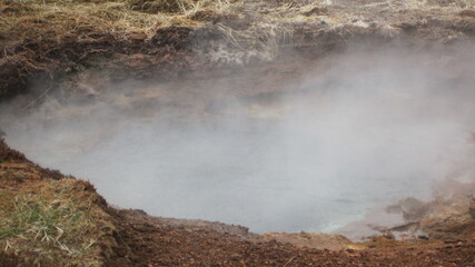 The dramatic Icelandic landscapes with volcanoes, snow, geysers, waterfalls and hot springs