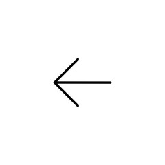Undo, arrow back icon sign symbol . Arrow icon sign. Arrow icon sign