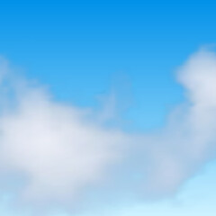 Natural background with cloud on blue sky