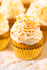 Pumpkin spice cupcake