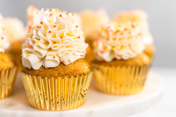 Pumpkin spice cupcake