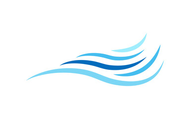 Fototapeta na wymiar Ocean wave icon object isolated on white background vector illustration