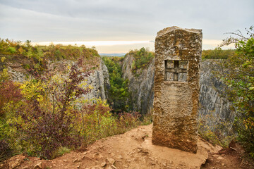 Fototapeta na wymiar Velka Amerika quarry near Prague 