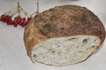 Fresh sourdough bread