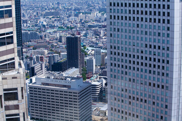 Fototapeta na wymiar 都庁展望台から見た眺め