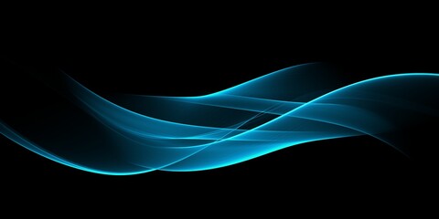 Color light blue abstract waves design

