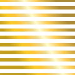 Golden stripes isolated on white luxury background. Gold foil lines or bars on white backdrop. Striped yellow texture. Free hand drawn streaks pattern.