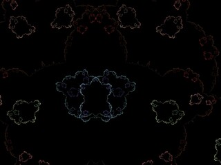 Imaginatory fractal background Image