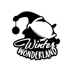 santa claus on a swing