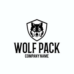 wolf pack logo exclusive design inspiration