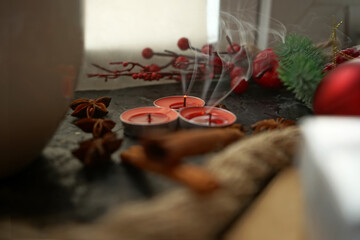 person relaxing in spa