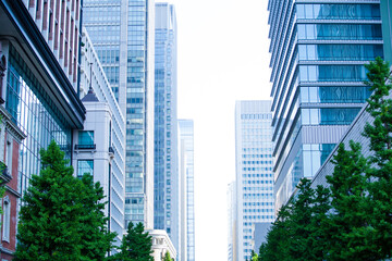 丸の内のビル群