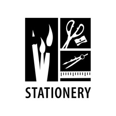 Vector logo, icon for a stationery store