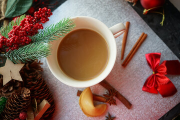 cup of tea and cookies