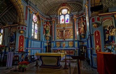 Fototapeta premium L'église Saint-Sezni, Guissény, Bretagne, France