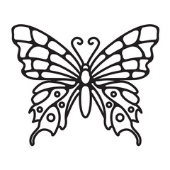 Butterfly line art